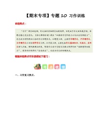 2023-2024学年五年级语文下学期期末专题复习——习作训练（统编版）