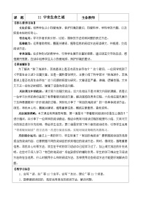 统编版（2024）六年级上册宇宙生命之谜教学设计及反思