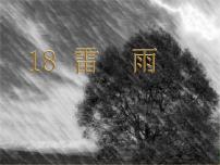 小学语文人教部编版 (五四制)二年级下册16 雷雨课前预习ppt课件