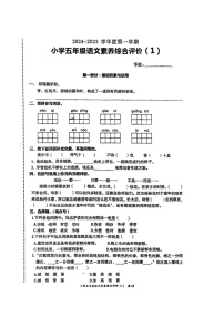 广东省汕头市龙湖区2024-2025学年五年级上学期9月月考语文试题