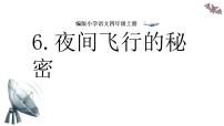 小学语文统编版（2024）四年级上册夜间飞行的秘密课前预习课件ppt