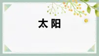 小学语文统编版（2024）五年级上册太阳教课内容ppt课件