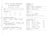 安徽省六安市金寨县2021-2022学年六年级下学期期末语文试卷