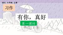 小学语文习作：有你，真好示范课ppt课件