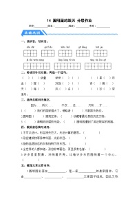 统编版（2024）五年级上册圆明园的毁灭同步测试题