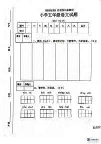 山东省济宁市泗水县2024-2025学年五年级上学期期中语文试题