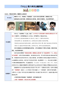 第八单元“走进鲁迅”（主题阅读）-2024-2025学年六年级语文上册阅读理解练习卷（统编版）