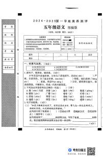 河北省邢台市威县第四小学教育集团下属学校联合考试2024-2025学年五年级上学期11月月考语文试题