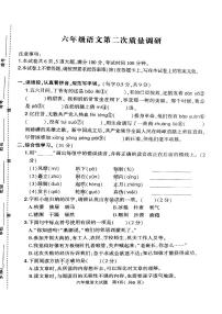 河南省信阳市平桥区2024-2025学年六年级上学期12月期中语文试题