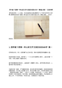 小学语文统编版（2024）四年级下册习作：我的乐园导学案