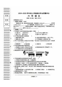 辽宁省沈阳市和平区2024-2025学年六年级上学期期末考试语文试卷