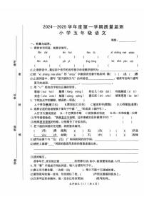 广东省广东省汕头市澄海区2024-2025学年五年级上学期1月期末语文试题