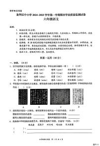 广东省深圳市龙华区2024-2025学年六年级上学期期末语文试卷