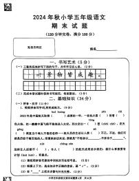 四川省德阳市什邡市实验小学2024-2025学年五年级上学期期末语文试卷