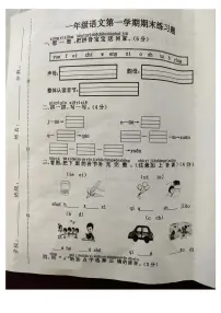 河北省廊坊市霸州市2024-2025学年一年级上学期1月期末语文试题