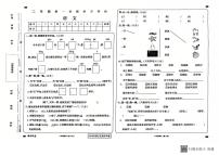 甘肃省武威市古浪县城关第一小学2024—2025学年度第一学期二年级语文期末试卷