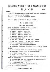 四川省眉山市仁寿县2024-2025学年五年级上学期1月期末语文试题