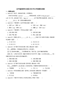 辽宁省沈阳市大东区2023年小升初语文试卷(学生版+解析)