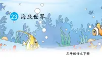 小学语文统编版（2024）三年级下册海底世界教学ppt课件