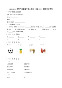 2024-2025学年广东省梅州市丰顺县一年级（上）期末语文试卷
