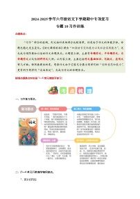 专题10习作训练-2024-2025学年六年级语文下学期期中专项复习练习（统编版）