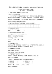 黑龙江省绥化市望奎县（五四制）2023-2024学年六年级下学期期中考试语文试卷（解析版）