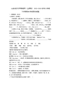 山东省济宁市邹城市（五四制）2023-2024学年六年级下学期期末考试语文试卷（解析版）