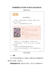 小学语文习作：我的植物朋友学案
