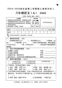 河北省邯郸市肥乡区2024-2025学年六年级下语文期中试卷