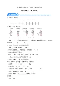 小学统编版（2024）语文园地二第2课时课时训练
