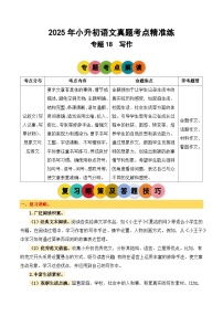 专题18写作2025学年小升初语文备考真题分类汇编（统编版）