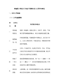 部编版小学语文三年级下册期末复习之写作与表达讲义（含答案解析）