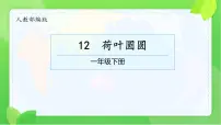 小学语文统编版（2024）一年级下册（2024）荷叶圆圆授课课件ppt