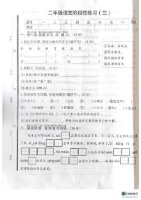 山东省济宁市嘉祥县2024-2025学年二年级下学期第二次月考测试语文试题