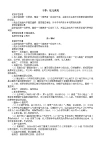 小学统编版（2024）习作 这儿真美教案