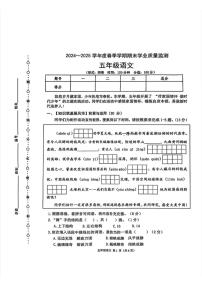 广西壮族自治区南宁市青秀区2024-2025学年第二学期五年级语文期末试卷（无答案）