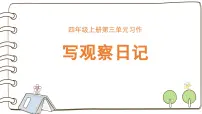 小学语文习作：写观察日记授课ppt课件