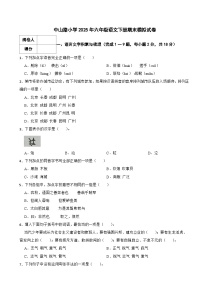 中山路小学2025年六年级语文下册期末模拟试卷（六）解析版