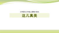 小学语文统编版（2024）三年级上册（2024）习作 这儿真美教学演示课件ppt
