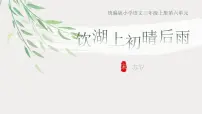统编版（2024）三年级上册（2024）饮湖上初晴后雨教学课件ppt