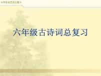 2025六年级小升初语文综合复习 课件之古诗词总复习
