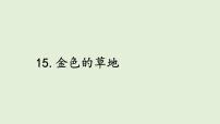 语文统编版（2024）15 金色的草地课文配套课件ppt