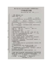 江苏省徐州市睢宁县2024-2025学年下学期三年级语文期末试卷