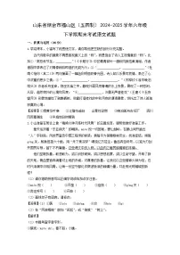 山东省烟台市福山区（五四制）2024-2025学年六年级下学期期末考试语文试卷（解析版）