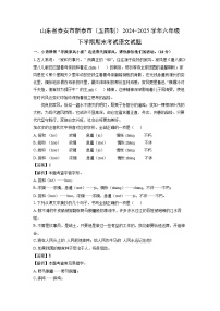 山东省泰安市新泰市(五四制)2024-2025学年六年级下学期期末考试语文试卷(解析版)