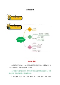 小升初语文古诗鉴赏知识点衔接——《山水田园诗》练习（含答案）