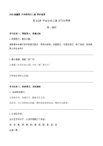 小学语文统编版（2024）六年级上册宇宙生命之谜第1课时学案