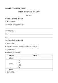 小学语文统编版（2024）六年级上册宇宙生命之谜第2课时学案设计