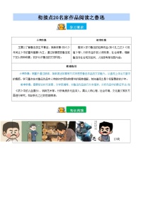 [小升初]2025年统编版：衔接点20：名家作品阅读之鲁迅：语文衔接过关检测[含解析]