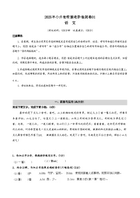 [小升初]2025年统编版：衔接进阶检测卷01：语文衔接过关检测